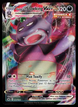 Galarian Slowking VMAX 100/198 Ultra Rare SWSH06: Chilling Reign Pokemon Card - Image 1