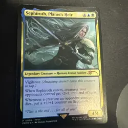 Sephiroth, Planet's Heir - Promo Foil - Final Fantasy 0004 Rare MTG Near Mint - Image 1