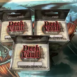 MTG DECK VAULT ULTRA PRO GALLERY SERIES LOT OF 3. TIN DECK VAULT - Image 2