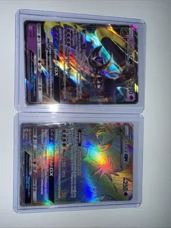 Pokemon TCG Lunala GX Full Art Ultra Rare Card Sun & Moon Base Set Lot 2 2017 - Image 1