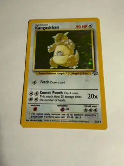1999 Pokemon Jungle Kangaskhan 5/64 Holo Rare WOTC Vintage Card - Image 1