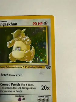 1999 Pokemon Jungle Kangaskhan 5/64 Holo Rare WOTC Vintage Card - Image 4