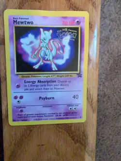 Mewtwo - # 3 - Black Star Promo Rare WB Movie - Pokemon Card - Image 1