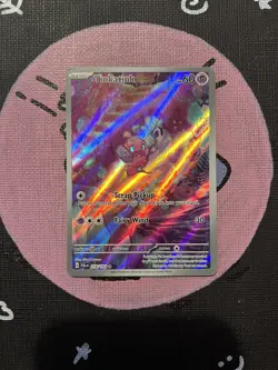 Pokemon Cards Tinkatink 216/193 Paldea Evolved Illustration Rare NM - Image 1