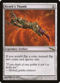 Krark's Thumb (190) Mirrodin MRD MTG Magic - Image 1