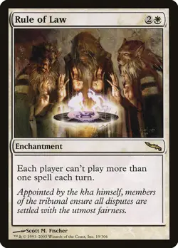 Rule of Law (019) Mirrodin MRD MTG Magic - Image 1