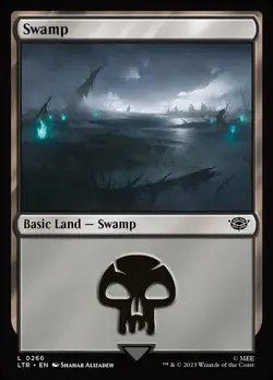 Swamp (266) The Lord of the Rings: Tales of Middle-earth LTR MTG Magic - Image 1
