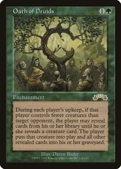Oath of Druids (115) Exodus EXO MTG Magic - Image 1