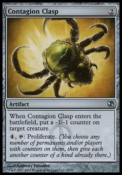 Contagion Clasp - Light Play MTG Duel Decks: Elspeth vs Tezzeret - Image 1