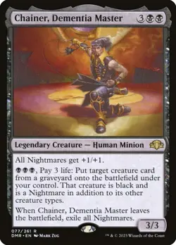 Chainer, Dementia Master (077) Dominaria Remastered DMR MTG Magic - Image 1