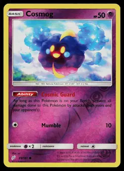 Pokemon Card Team Up Cosmog 69/181 Reverse Holo Common - Image 1