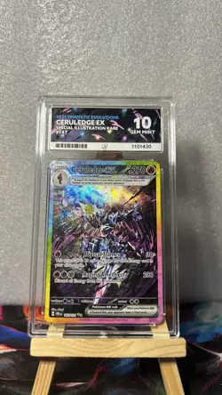 Pokemon TCG Ceruledge EX Prismatic Evolution Card 147/131 Ace 10 Perfects Subs - Image 1