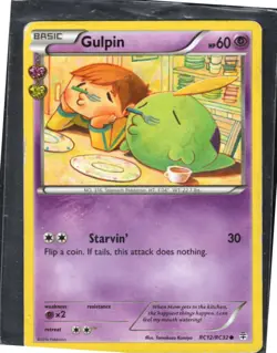 POKEMON -- GULPIN RC12/RC32 GENERATIONS COMMON -- MP - Image 2