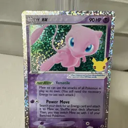 Mew ex 88/92 Pokemon TCG Celebrations: Classic Collection Holo - NM+ CONTENDER! - Image 2