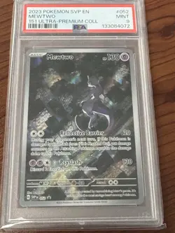 2023 POKEMON SVP EN MEWTWO 151 ULTRA PREMIUM COLLECTION 052 PSA 9 MINT - Image 1