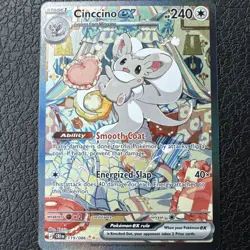 Nintendo Pokemon TCG Cinccino EX 119/086 Chaos Rising Full Art Holo ENG 240 - Image 1