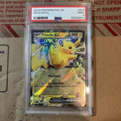 PIKACHU!! 2023 POKEMON PAL EN-PALDEA EVOLVED PIKACHU EX #063 - PSA 9 - Image 1