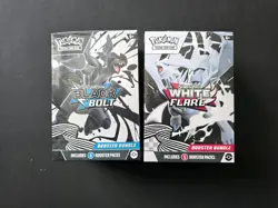 Pokemon TCG S&V Black Bolt & White Flare Booster Bundle (1xEach) - Image 1