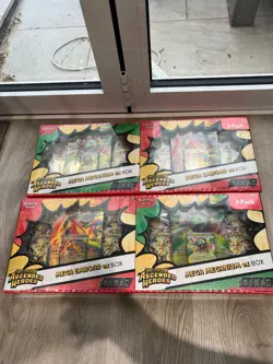 Pokemon Ascended Heroes Mega Emboar & Meganium EXBox X2 TwoPack Factory Sealed - Image 1