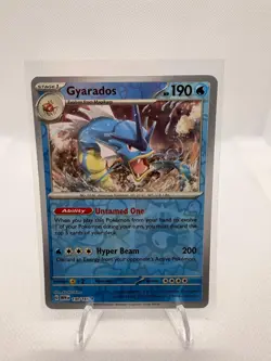 Gyarados 130/165 Rare 151 Pokemon Reverse Holo Near Mint - Image 1
