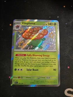 Vileplume 094/091 Shiny Rare Paldean Fates Pokemon NM - Image 1