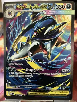 Pokemon TCG Mega Sharpedo EX SIR Phantasmal Flames NM 127/094 - Image 1