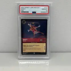 Goofy Daredevil Disney Lorcana The First Chapter 111/204,PSA 10 - Image 1