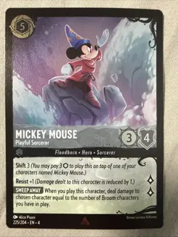 Disney Lorcana Mickey Mouse - Playful Sorcerer 187/204 Ursula's Return - Image 2