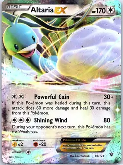 Altaria EX 83/124 XY - Fates Collide - Pokemon Card - NM - Image 1