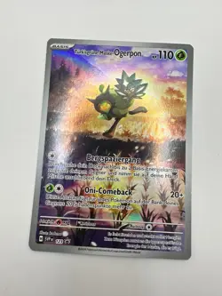 Pokemon Karte TCG Ogerpon 123 Black Star Promo Full Holo Rare Deutsch - Image 2