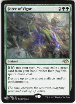 Force of Vigor 164 Rare Modern Horizons Magic: The Gathering Near Mint - Image 1