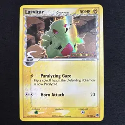 Pokemon TCG Larvitar Delta Species 52/101 Dragon Frontiers Reverse Holo Stamped - Image 1