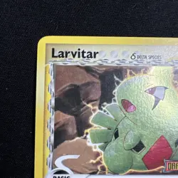 Pokemon TCG Larvitar Delta Species 52/101 Dragon Frontiers Reverse Holo Stamped - Image 4