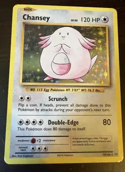 The Pokemon Company Chansey Holo Rare 70/108 Evolutions 120 HP EN 2016 - Image 1