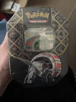 Pokemon Iron Treads ex Tin | New & Sealed | Paldean Fates | 2024 - Image 1