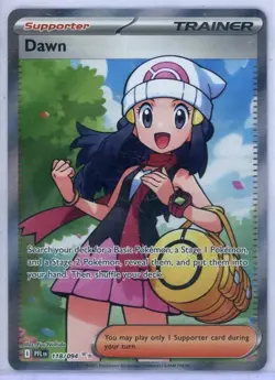 The Pokemon Company Pokemon TCG Dawn 118/094 Trainer Supporter Full Art Holo IR - Image 1