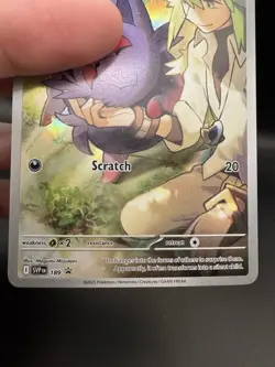 Pokemon N's Zorua 189 Scarlet & Violet Promo Cards Holo NM - Image 3