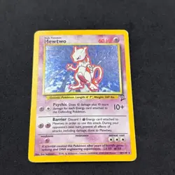 Mewtwo 10/130 Holo Pokemon Card Pokemon Card - Image 1