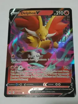 Pokemon TCG Delphox V - 027/196 - Lost Origin | Holo Ultra Rare | NM/M - Image 1