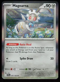 Magearna 107/159 Rare Journey Together Pokemon Holo Near Mint - Image 1