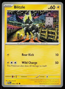 Blitzle 062/182 Common Paradox Rift Pokemon Near Mint - Image 1