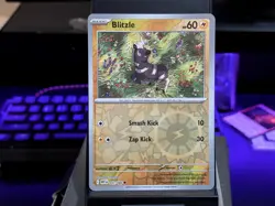 BLITZLE COMMON REVERSE HOLO 031/086 SV: WHITE FLARE POKEMON NM - Image 1
