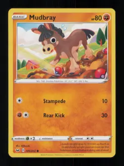 MUDBRAY COMMON 105/202 LP POKEMON - Image 1