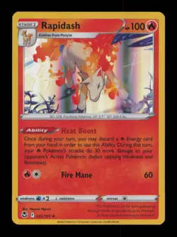 HOLO RAPIDASH RARE HOLO 022/195 LP POKEMON - Image 1