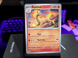 RAPIDASH UNCOMMON 078/165 151 POKEMON NM - Image 1