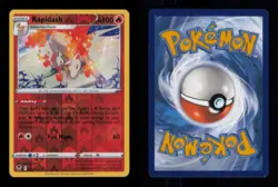 REVERSE HOLO RAPIDASH RARE HOLO 022/195 LP POKEMON - Image 3