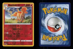 REVERSE HOLO RAPIDASH RARE 022/189 LP POKEMON - Image 3