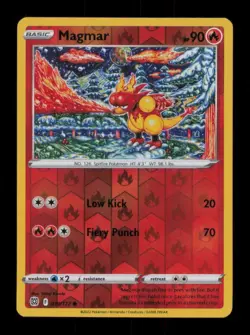 REVERSE HOLO MAGMAR COMMON 019/172 LP POKEMON - Image 1