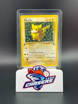 2000 Pikachu #1 Spanish Black Star Promo WOTC Pokemon LP - Image 1