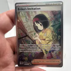 ERIKA'S INVITATION SPECI4L ILL RARE POKEMON GER MEW DE-151 2023 203 - Image 1